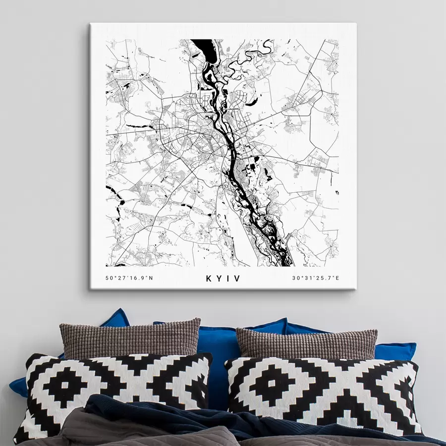 murales de pared Mapa, rectángulo y pendiente s31428v1