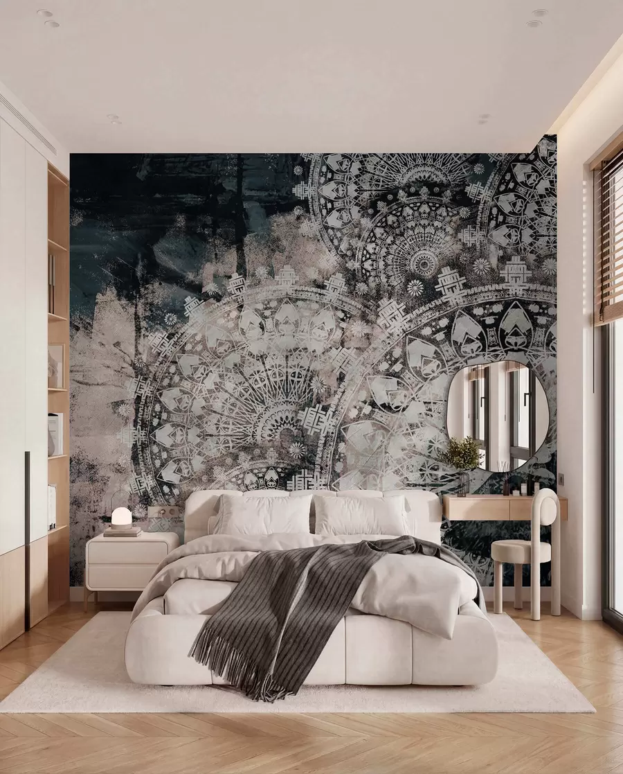 murales de pared Mandala con pátina u93958