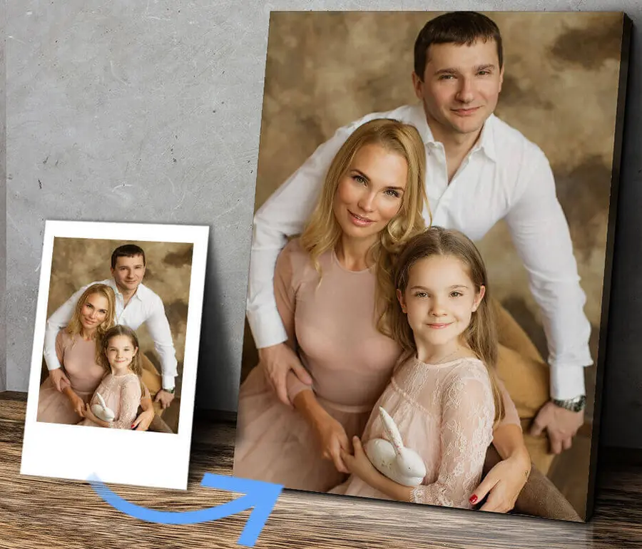 murales de pared Retrato sobre lienzo s31869