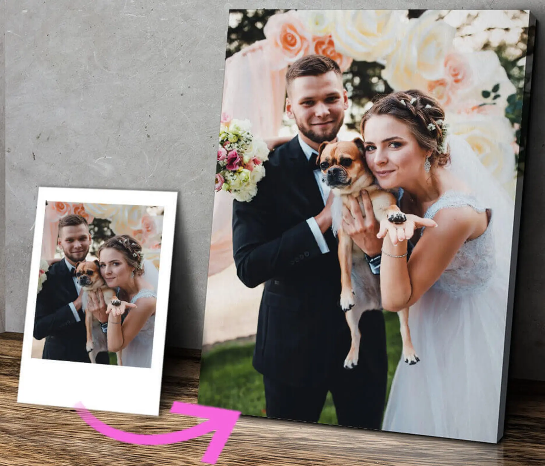 murales de pared Pintar una foto sobre lienzo s31873