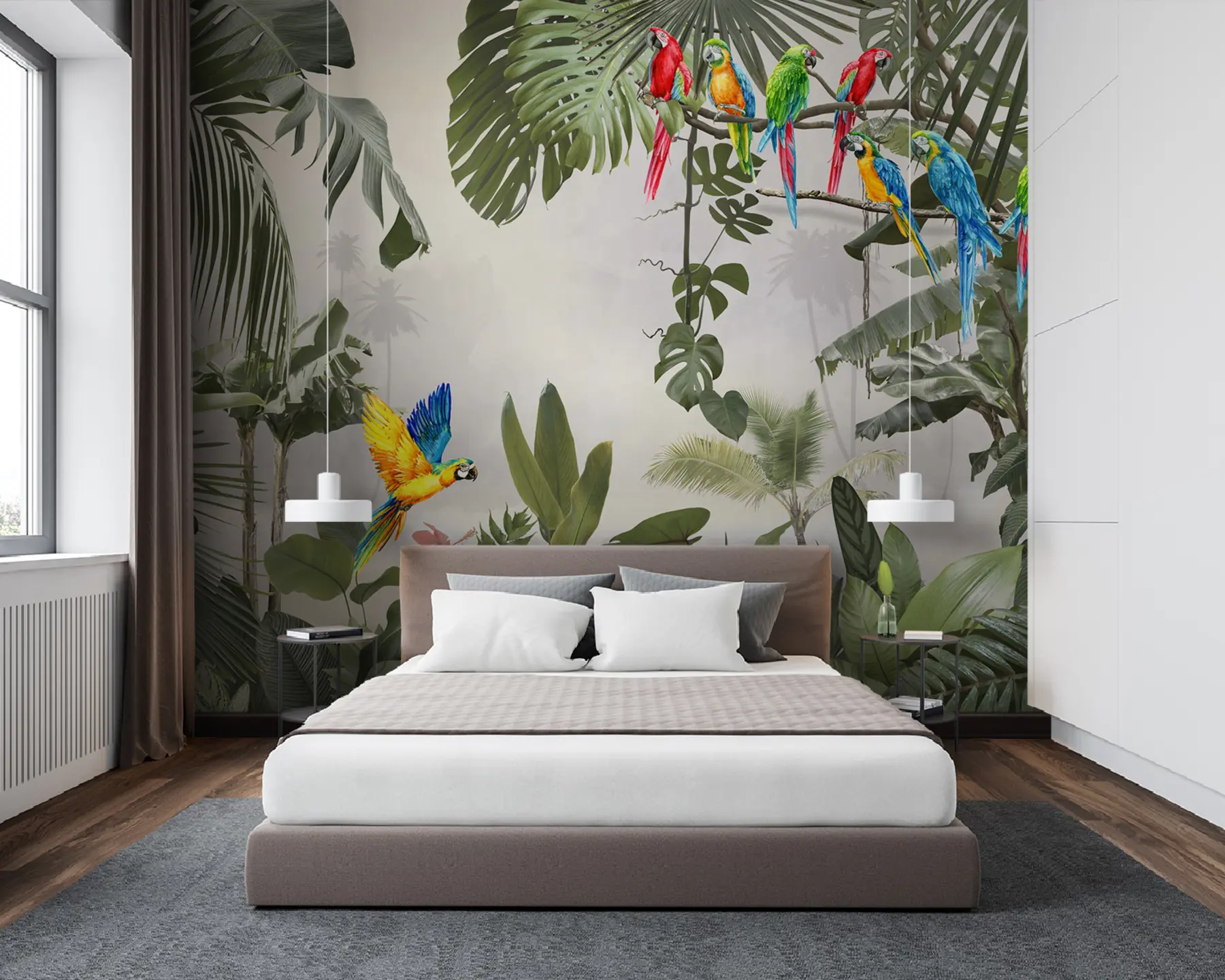 murales de pared Royas en ramas en el bosque tropical u94072