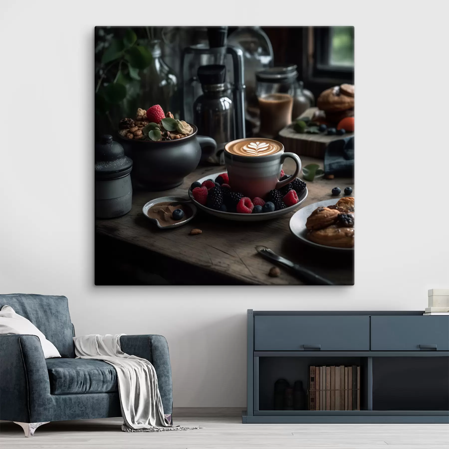 murales de pared Alimentación, vajilla y cubertería s32154