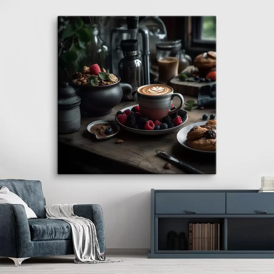 murales de pared Alimentación, vajilla y cubertería s32154