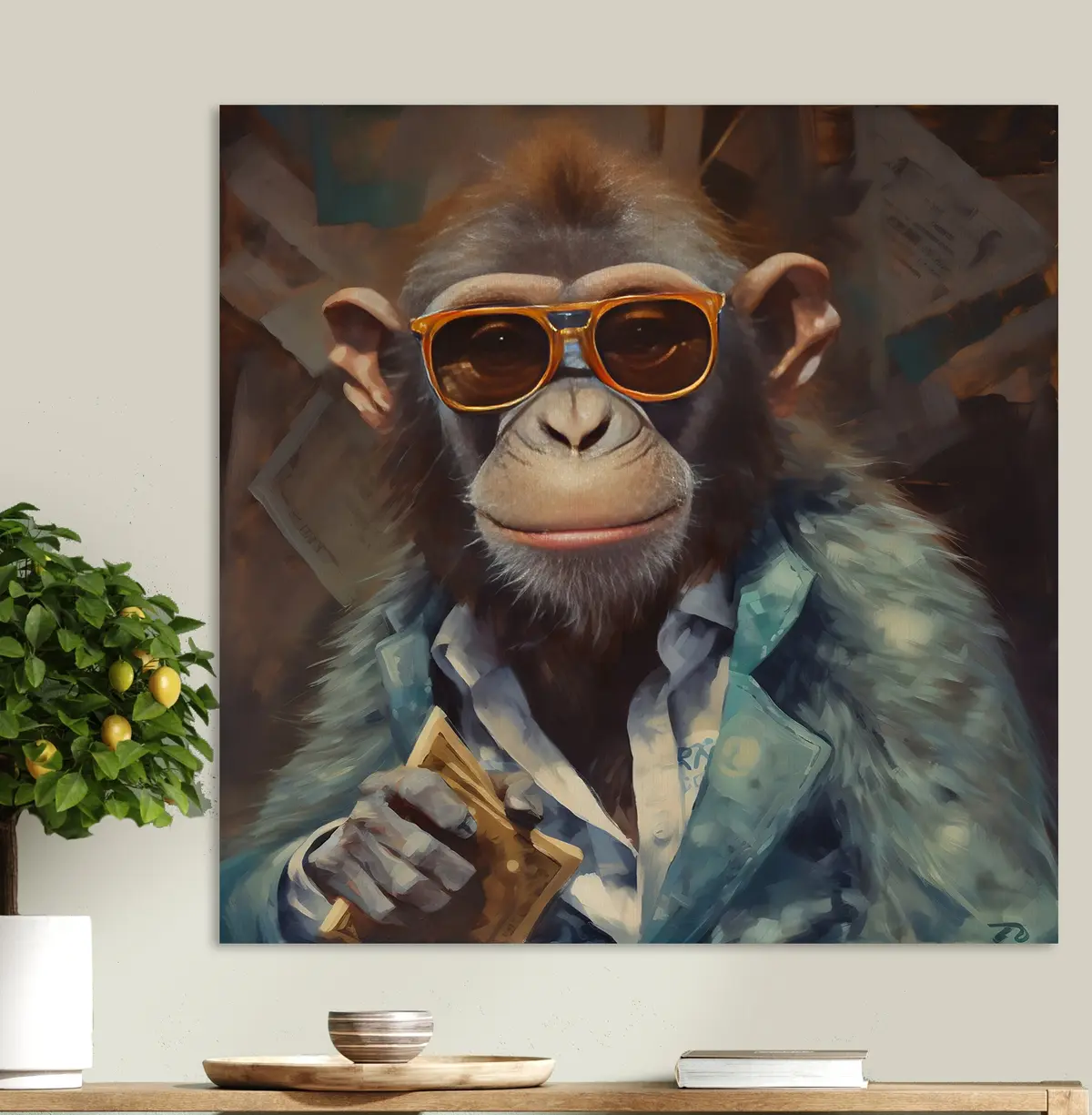 murales de pared Cuidado de la vista, gafas y cool s32172