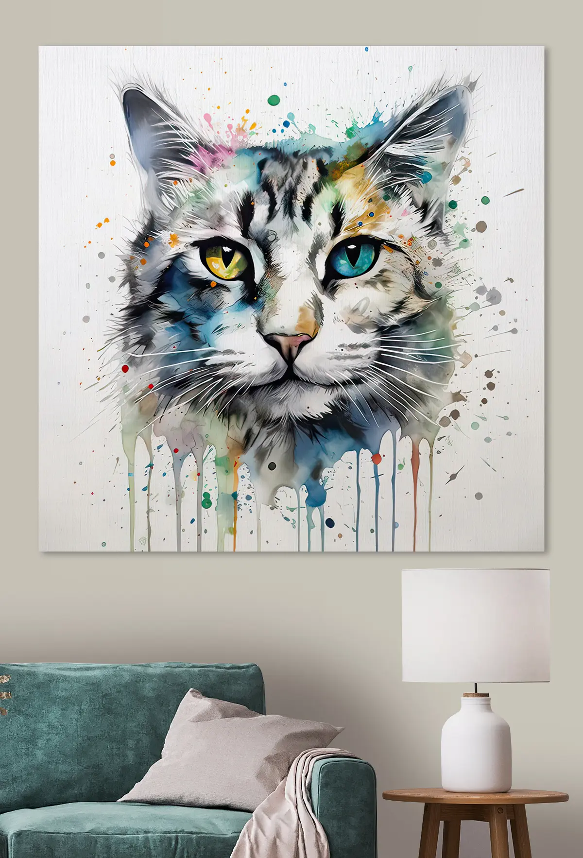 murales de pared Gato, carnívoro y félido s32315