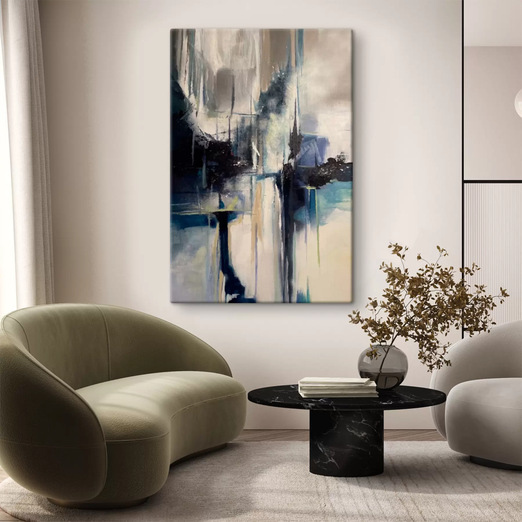 murales de pared Pintura artística, pintura y nube s32445