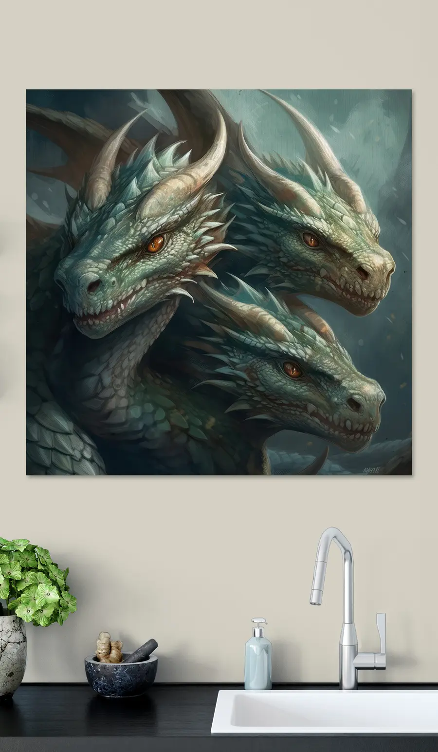 murales de pared Naturaleza, mandíbula y organismo s32597