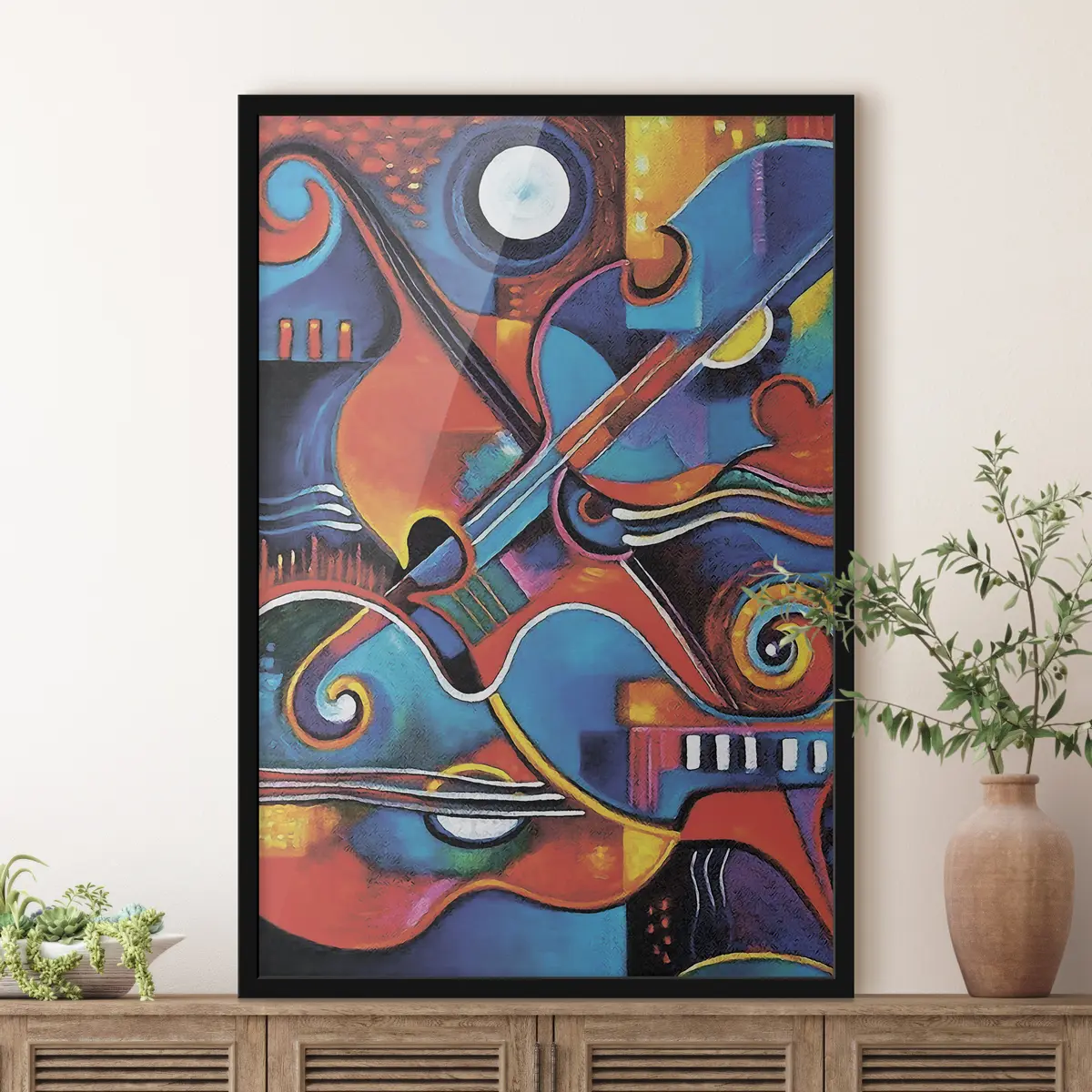 Poster Negro, rectángulo y blanco y negro f00324