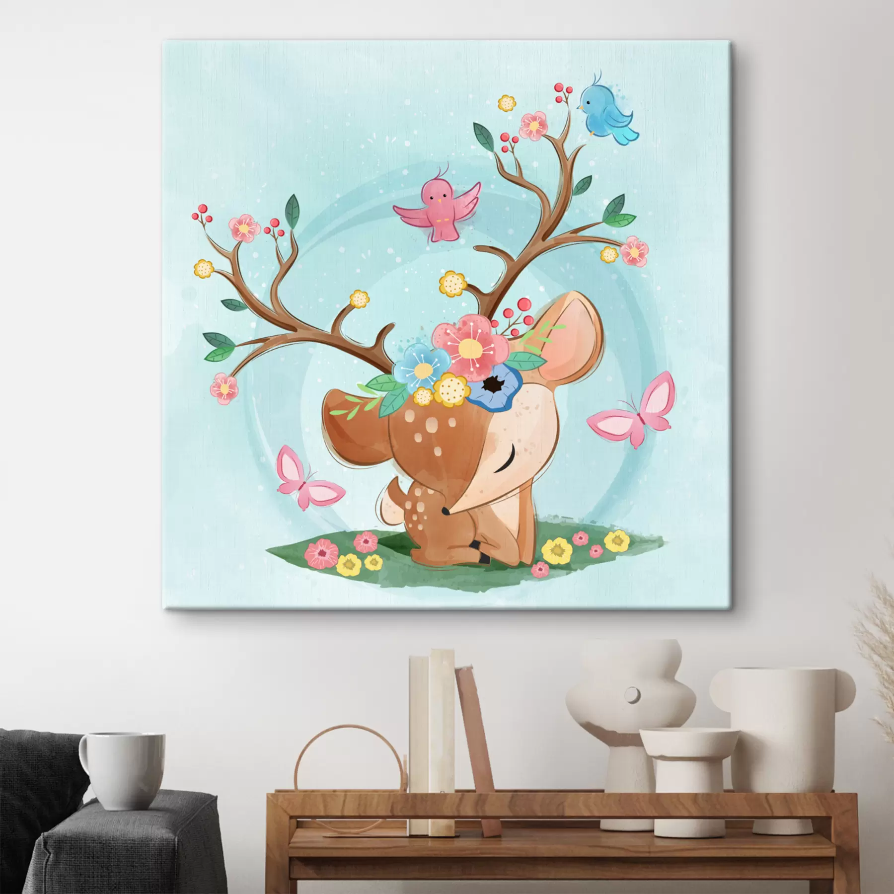 murales de pared Dibujos animados, personas en la naturaleza y organismos s32795