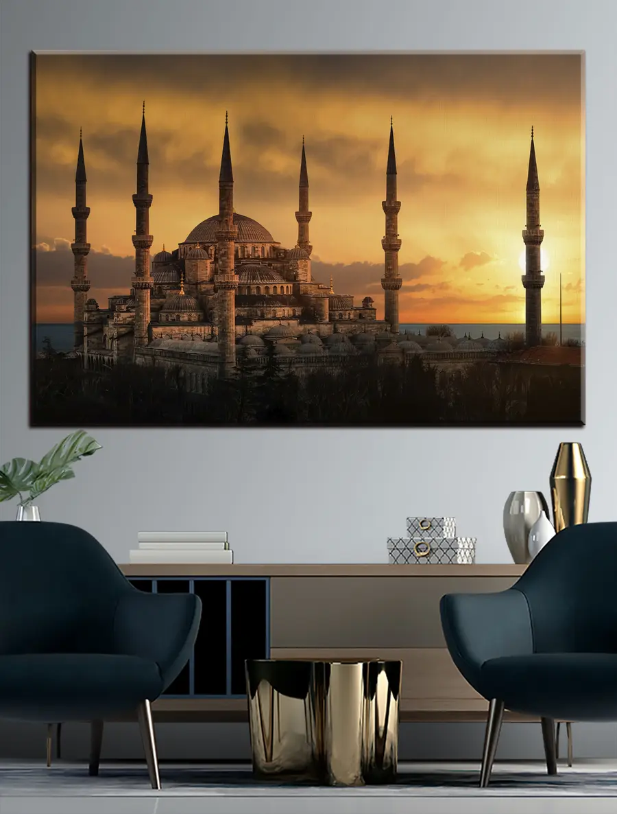 murales de pared Cielo, nube y edificio s33029