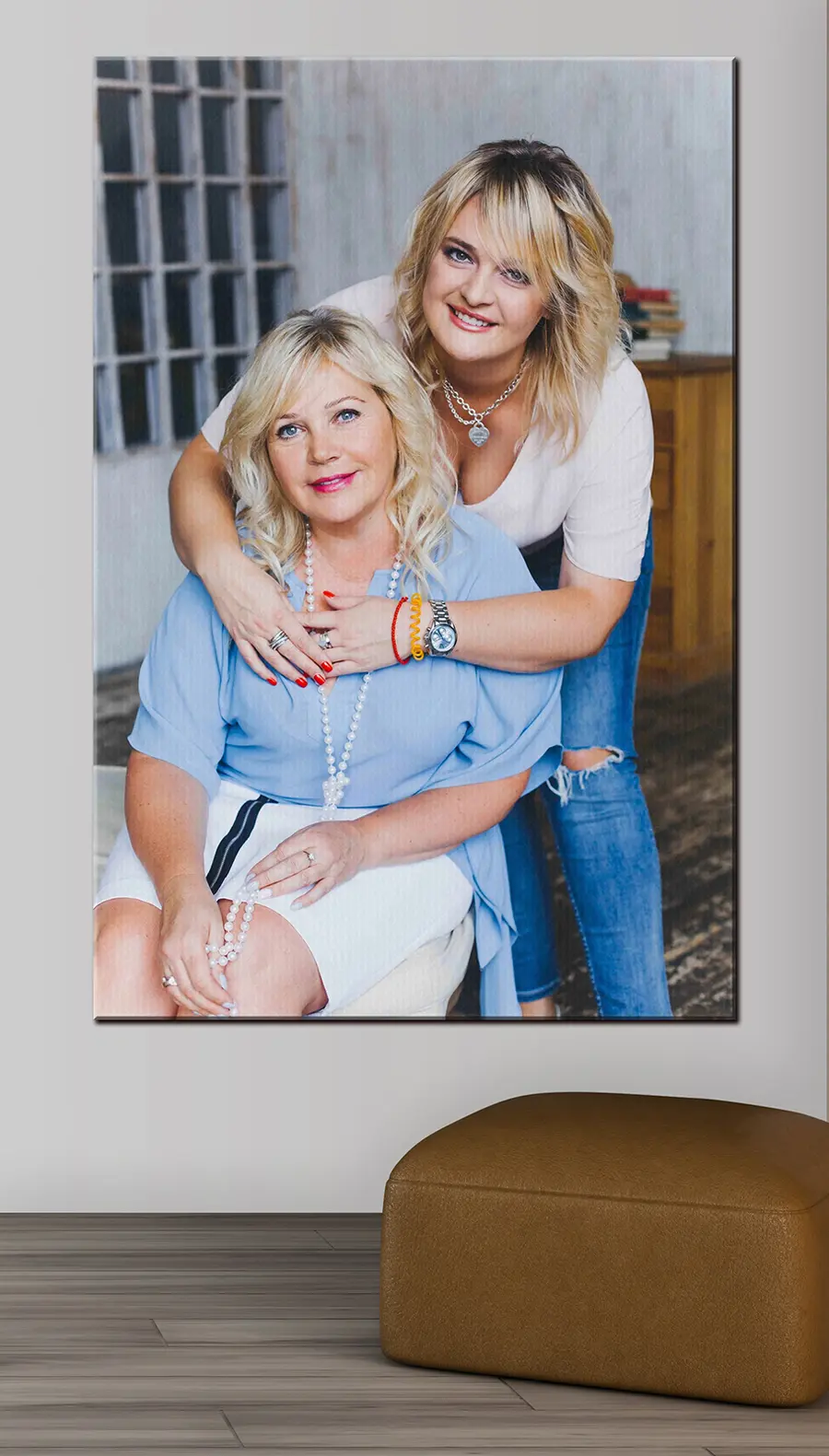 murales de pared Hacer un retrato fotográfico sobre lienzo s33113