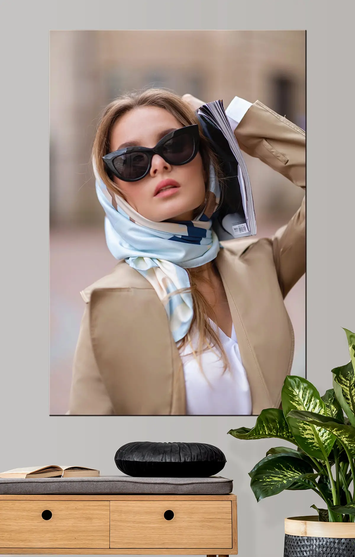 murales de pared Hacer un cuadro a partir de una foto s33149