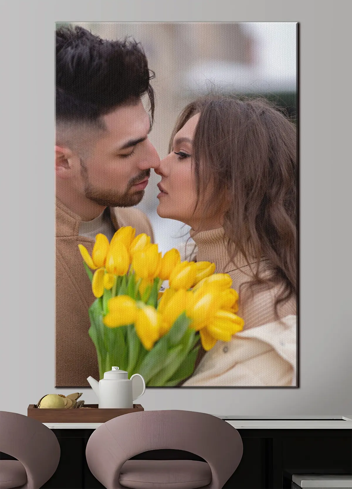 murales de pared Foto en lienzo por encargo s33160