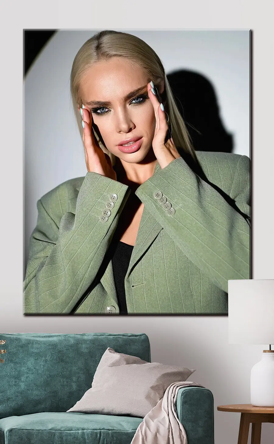 murales de pared Retratos fotográficos sobre lienzo s33219