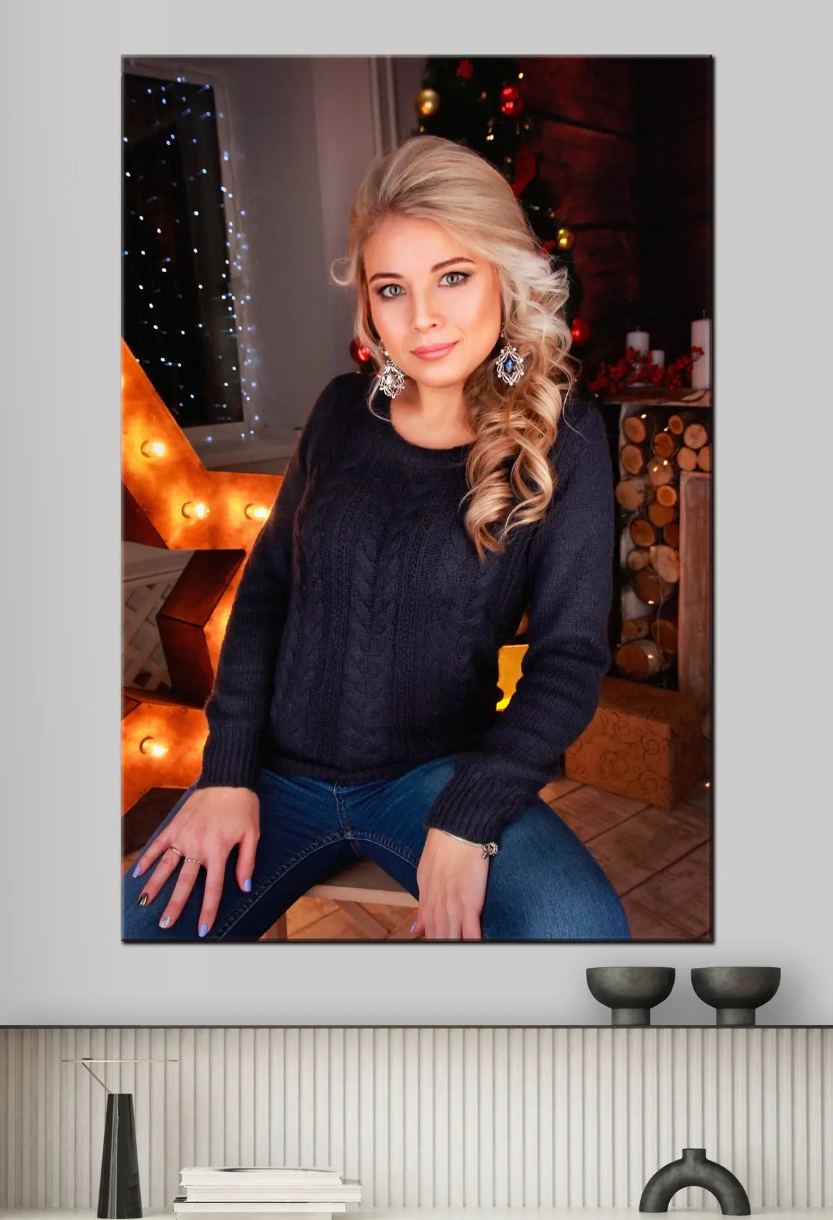 murales de pared Retratos fotográficos sobre lienzo s33243