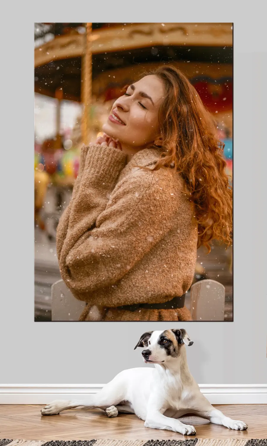 murales de pared Foto en lienzo por encargo s33264