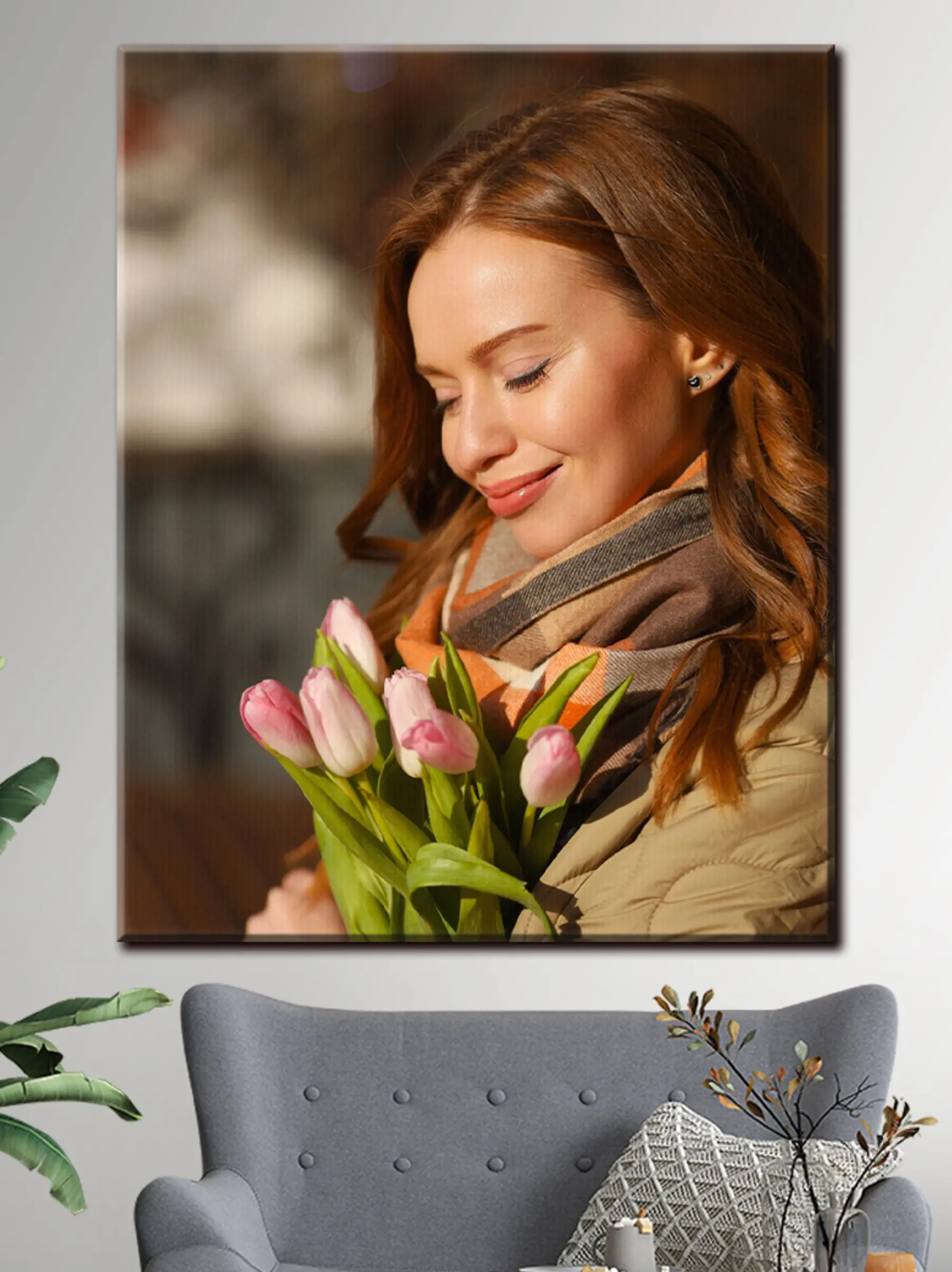murales de pared Retratos fotográficos sobre lienzo s33282