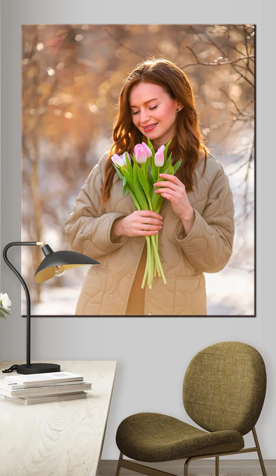 murales de pared Haz un cuadro en lienzo a partir de tu foto s33283