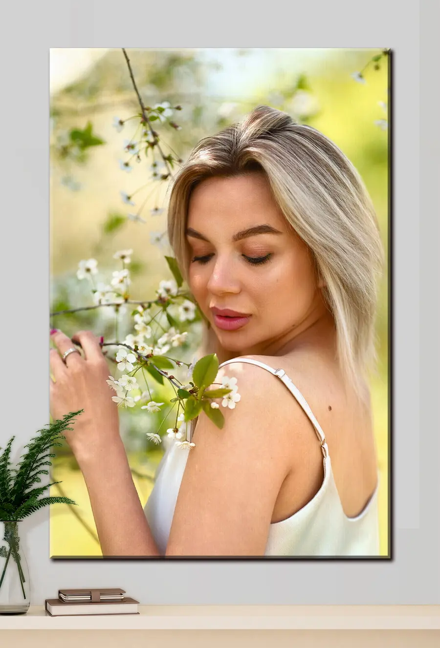 murales de pared Imagen a partir de la foto de tu hermana en lienzo s33310