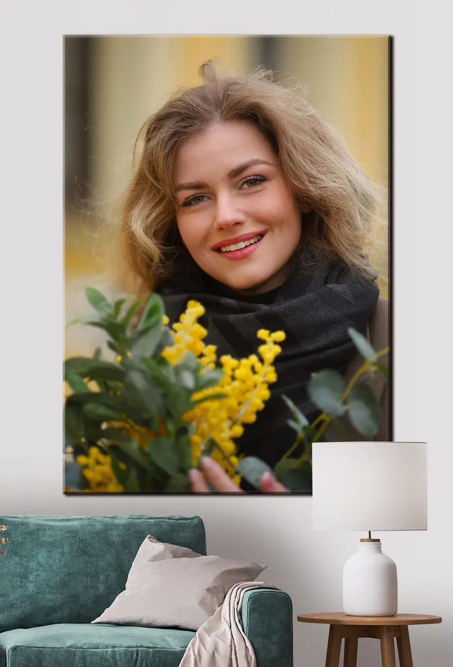 murales de pared Hacer un cuadro a partir de una foto s33316