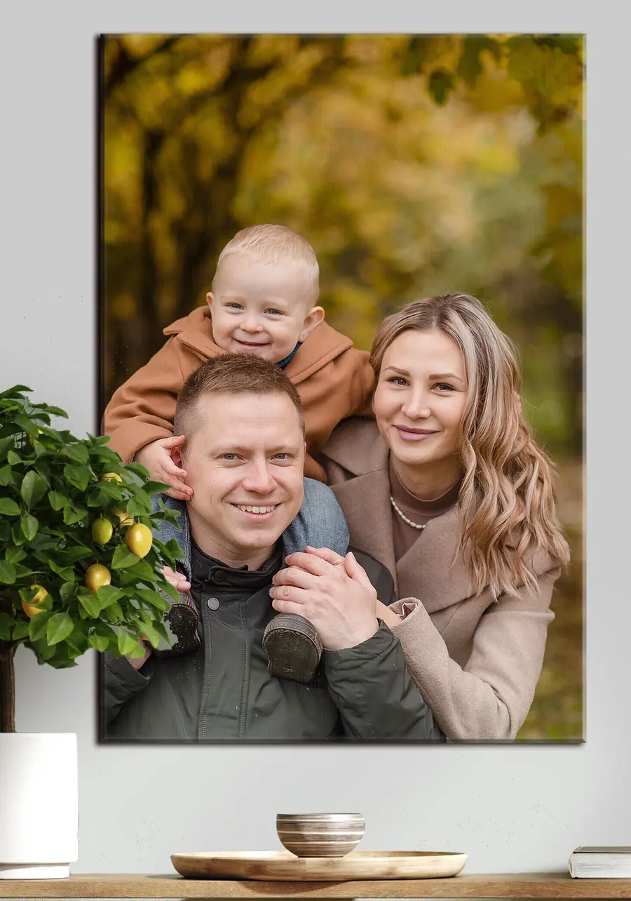 murales de pared Hacer un retrato fotográfico sobre lienzo s33344