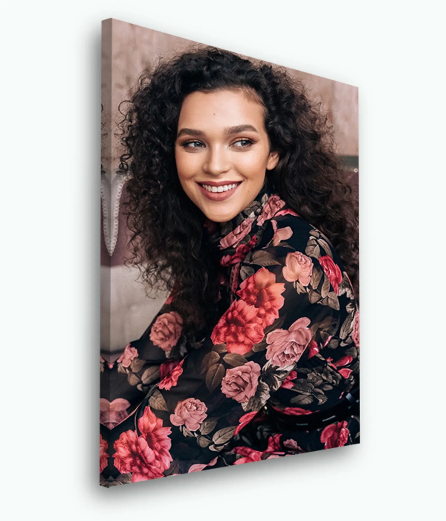 murales de pared Cuadro de una chica en lienzo s33434