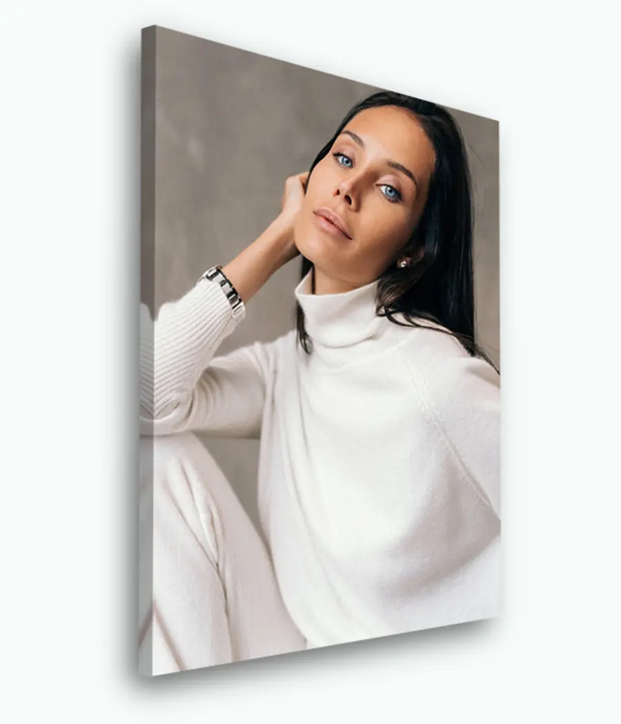 murales de pared Cuadro de una chica en lienzo s33435