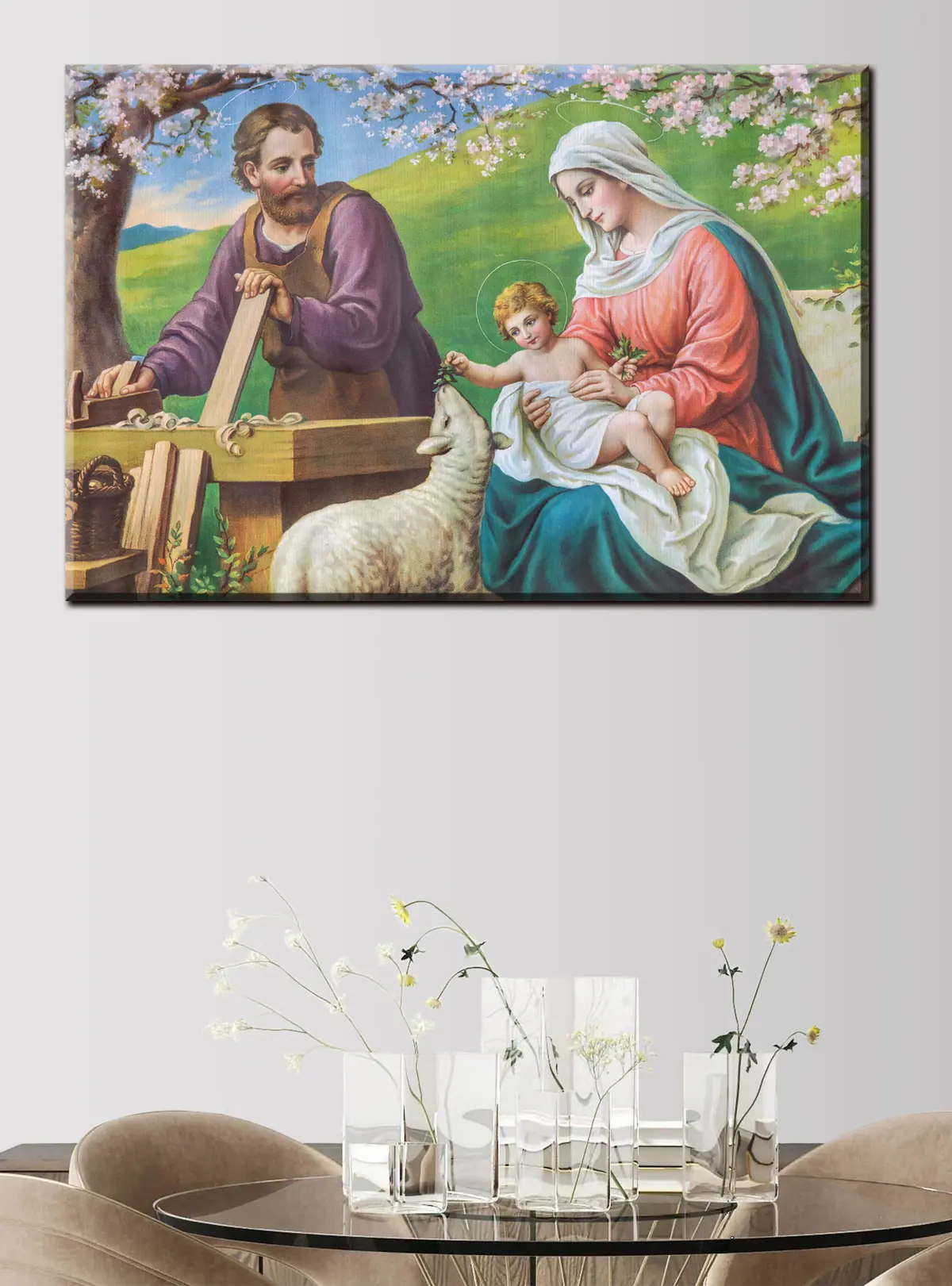 murales de pared Planta, personas en la naturaleza y belén s33496