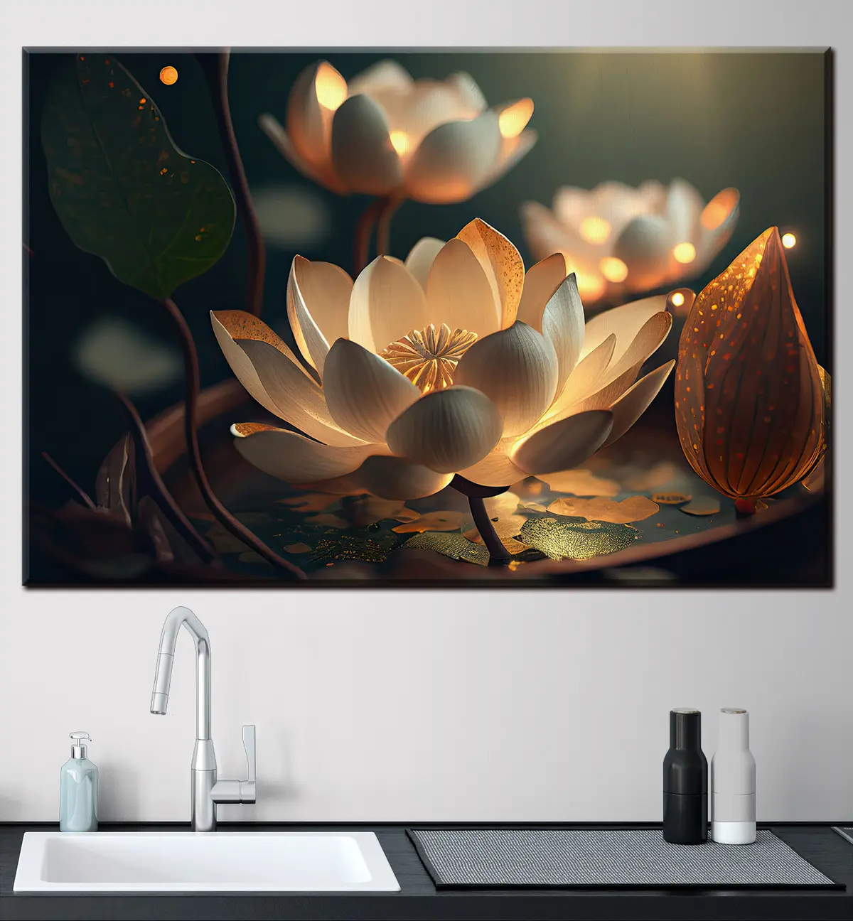 murales de pared Planta, pétalo y planta terrestre s33100