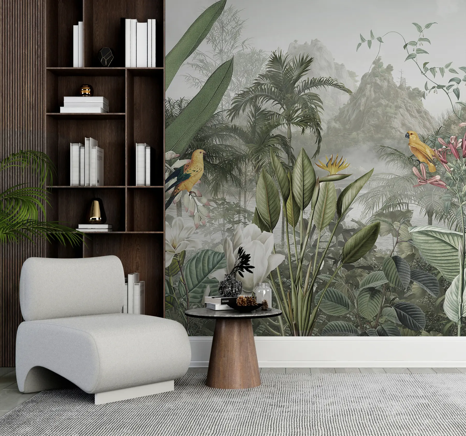 murales de pared selva tropical u95396