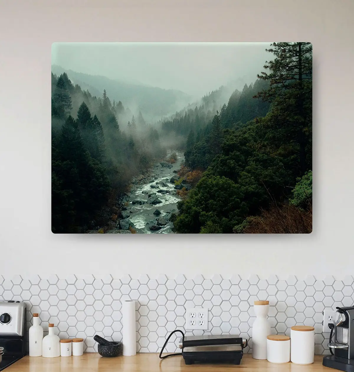 murales de pared Agua, montaña y cielo s33760