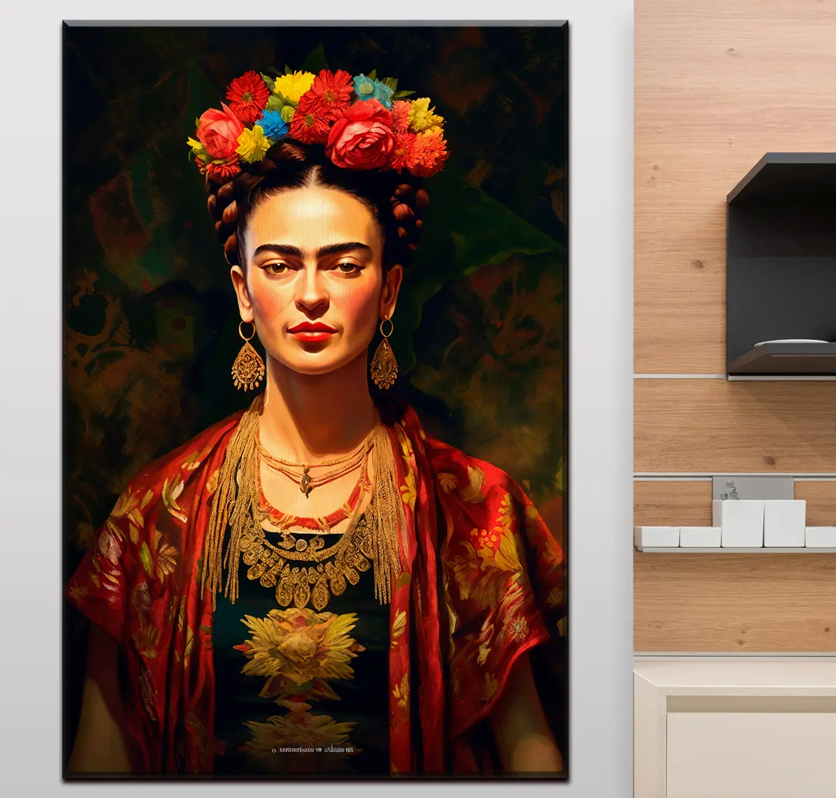 murales de pared Flores, arte y pintalabios s32864