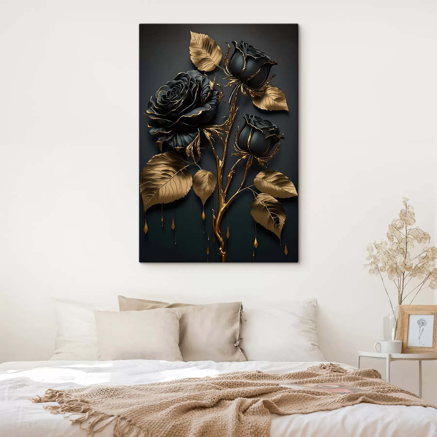 murales de pared Planta, hoja y flor s33700