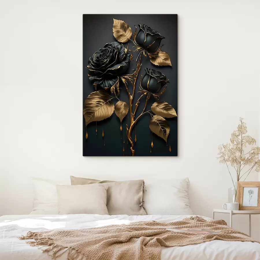 murales de pared Planta, hoja y flor s33700