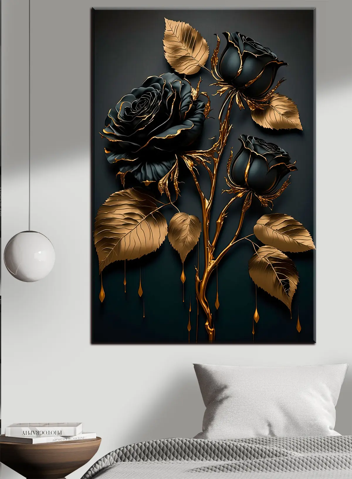 murales de pared Planta, hoja y flor s33700