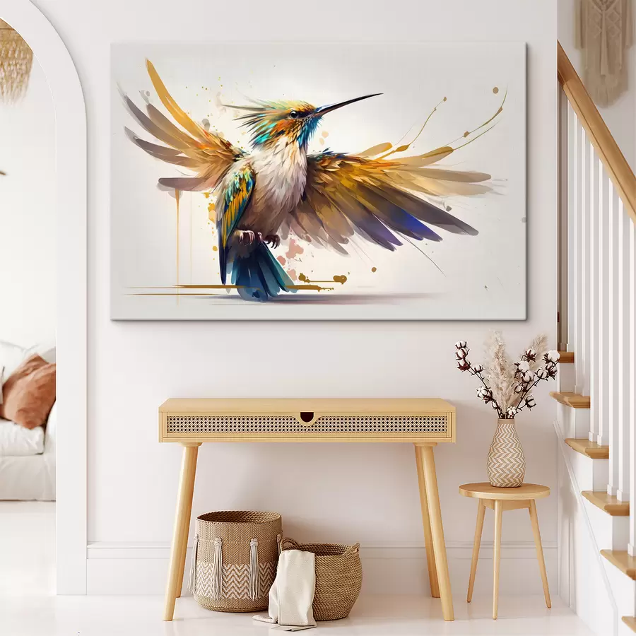 murales de pared Cabeza, pájaro y pico s33552