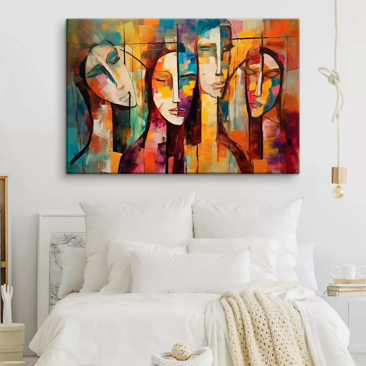 murales de pared Pintura artística, expresión facial y pintura s33845