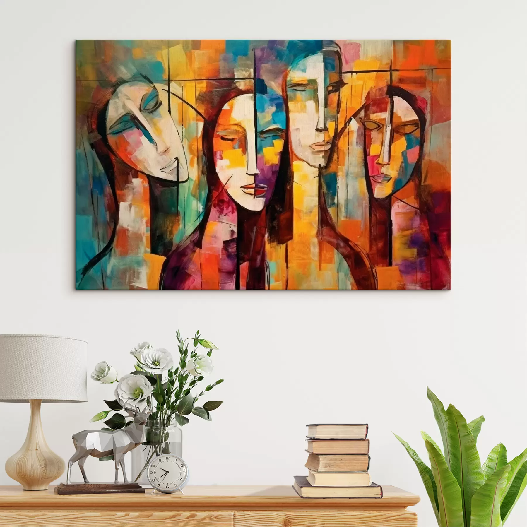 murales de pared Pintura artística, expresión facial y pintura s33845