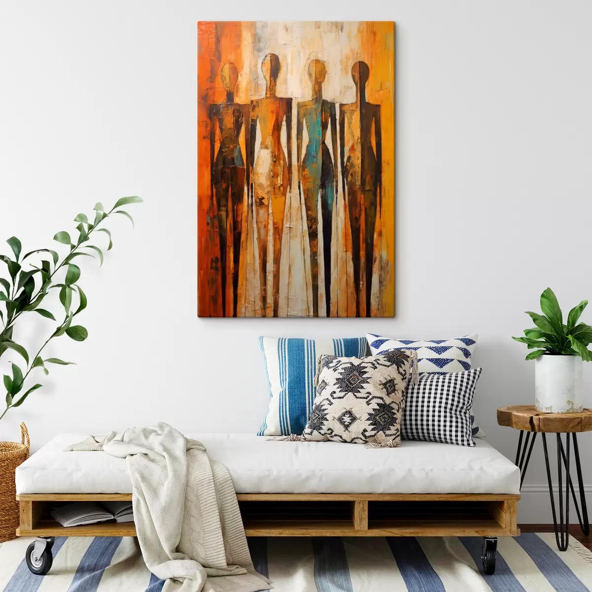 murales de pared Pintura, madera y arte s33852