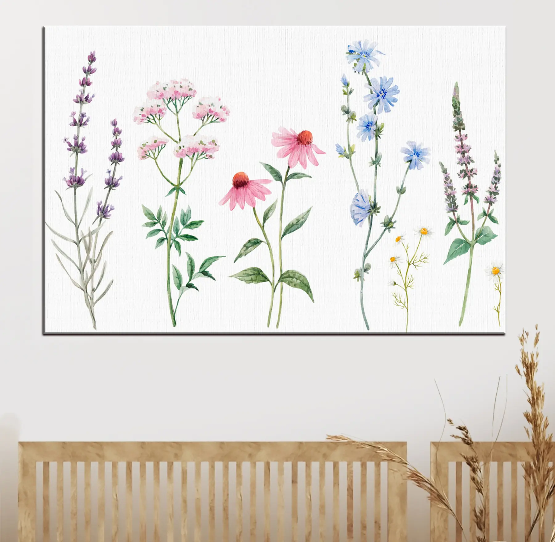 murales de pared Flor, planta y pétalo s34064