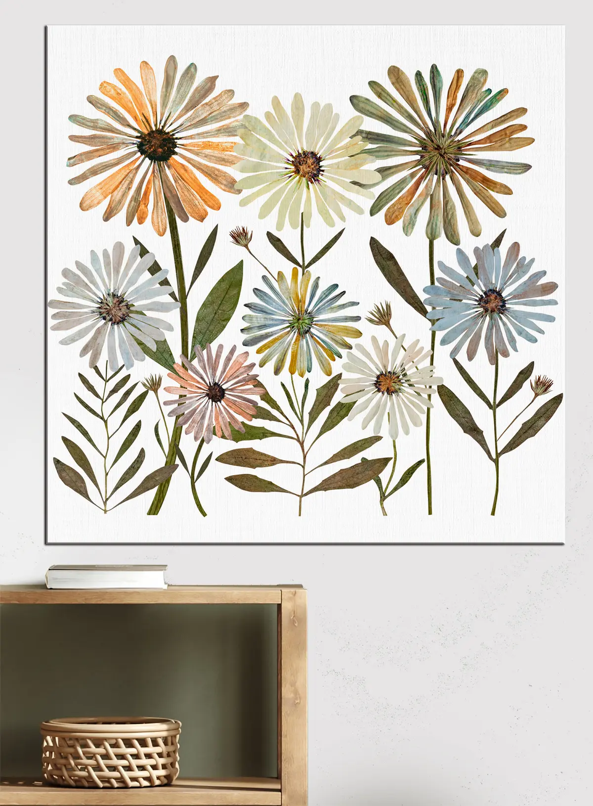 murales de pared Flor, planta y pétalo s34120