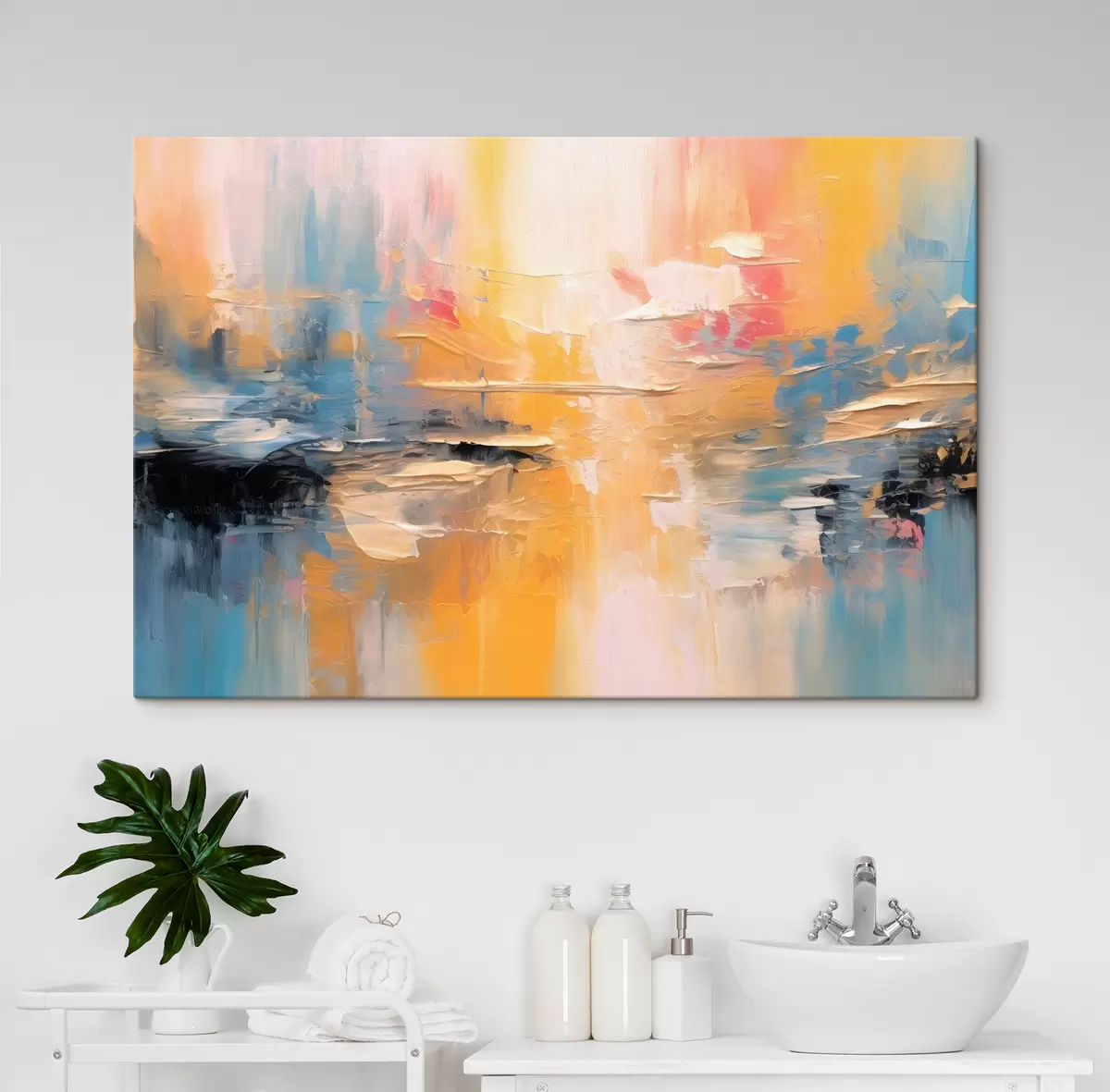 murales de pared Agua, cielo y pintura s34192