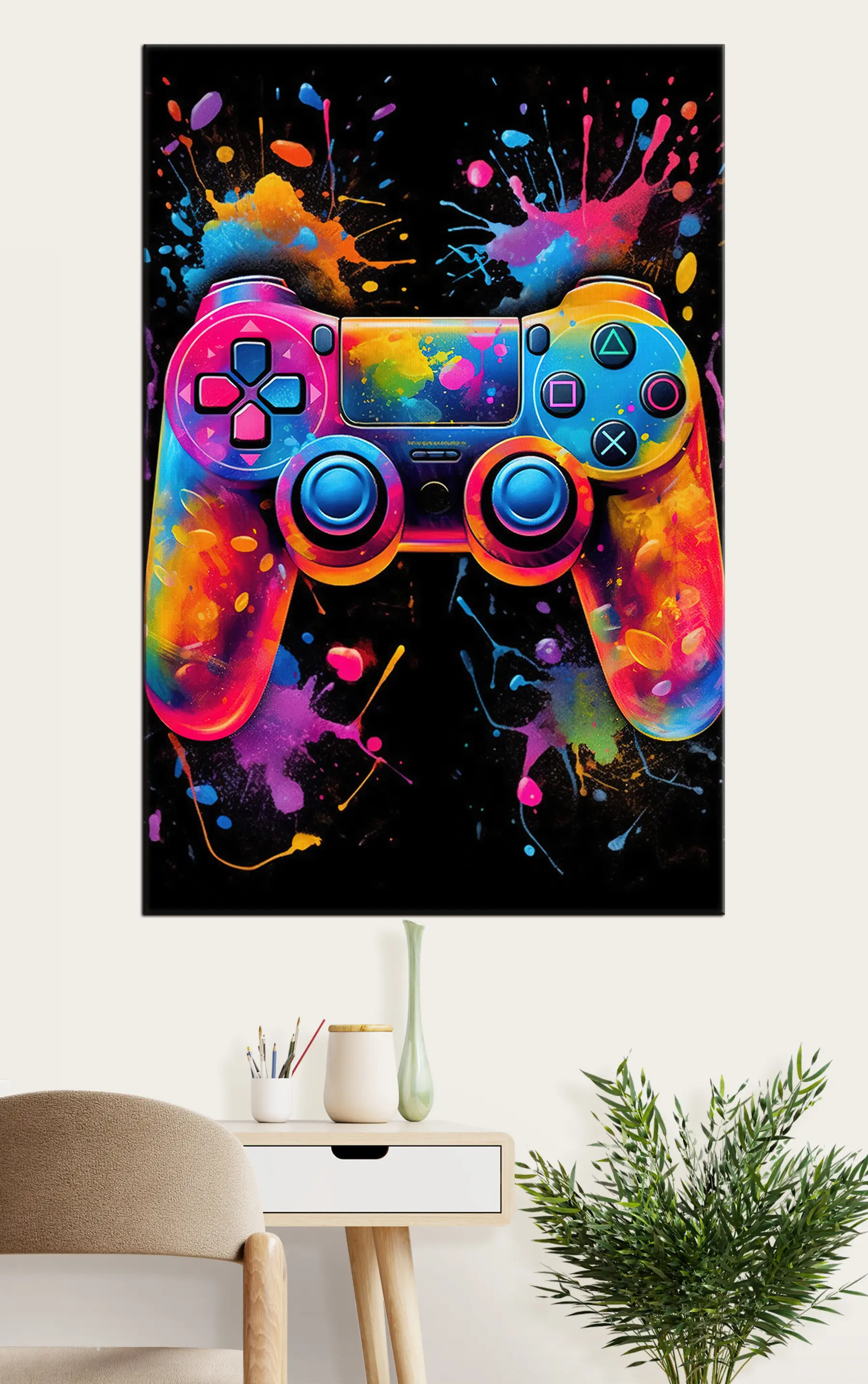 murales de pared Organismo, pintura y fuente s34260