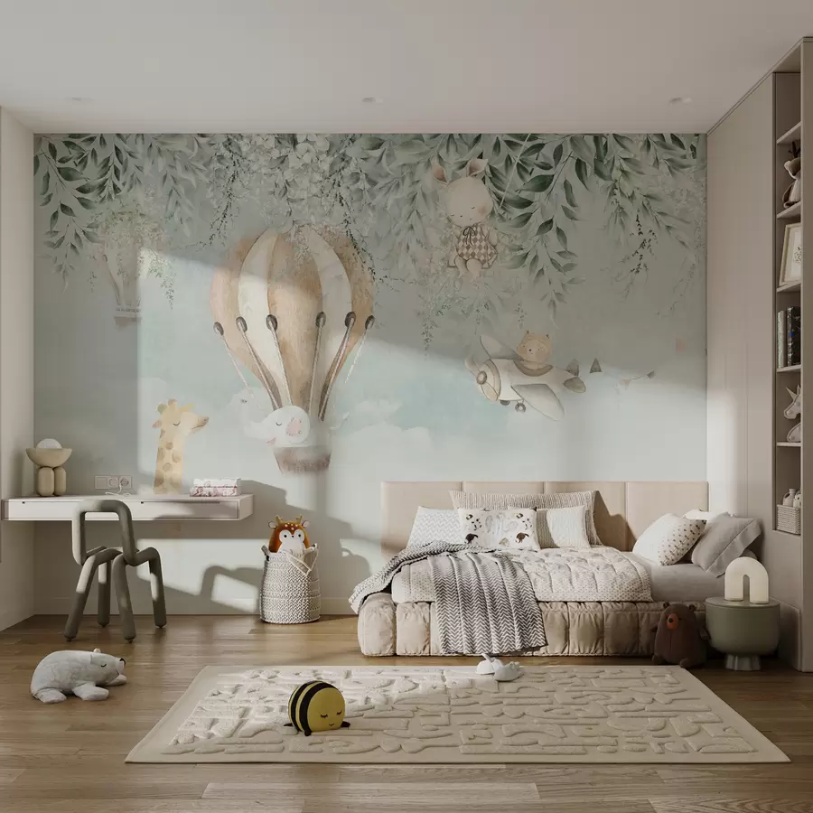 murales de pared animales de hadas u95429