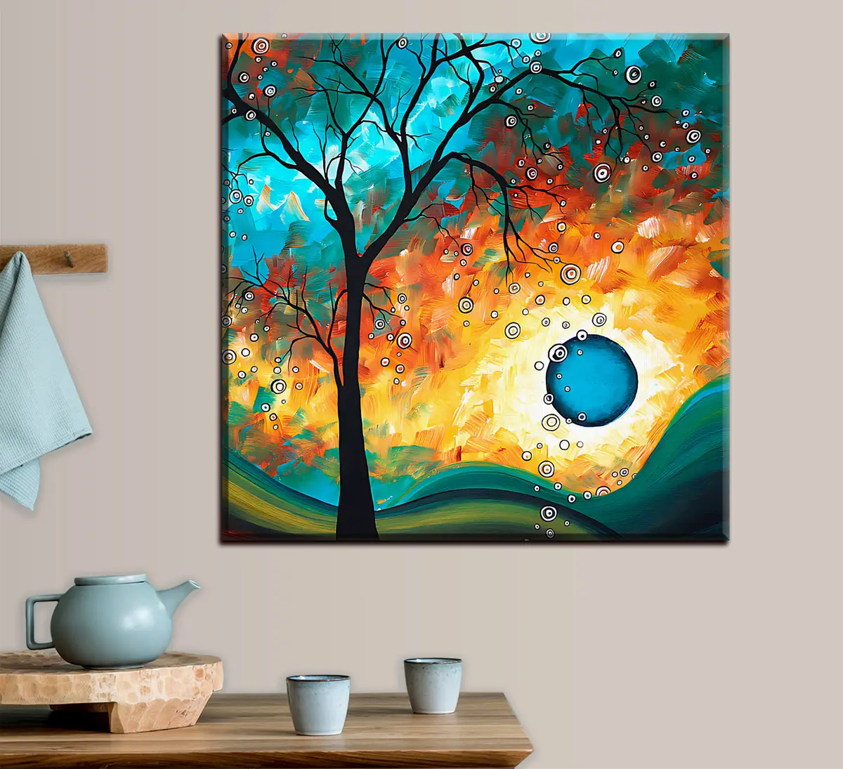 murales de pared Luz, naturaleza y líquido s34434