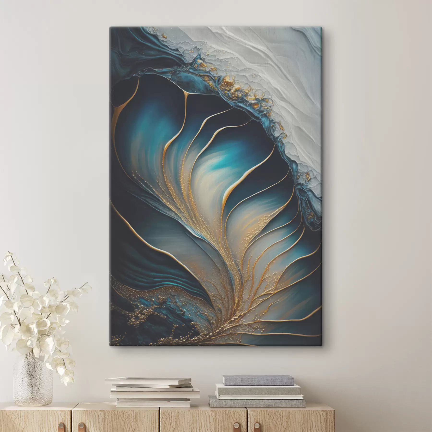 murales de pared Luz, naturaleza y azul s34441