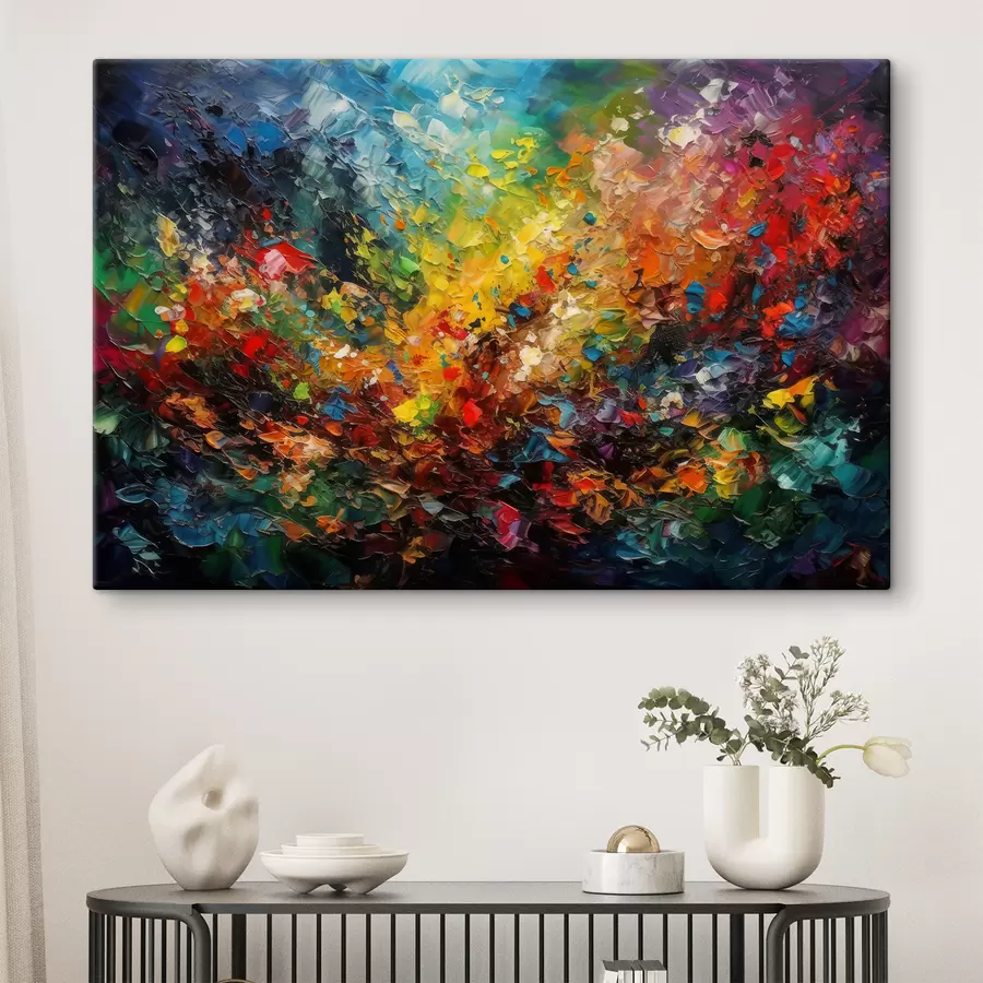 murales de pared Pintura artística, colorido y pintura s34451