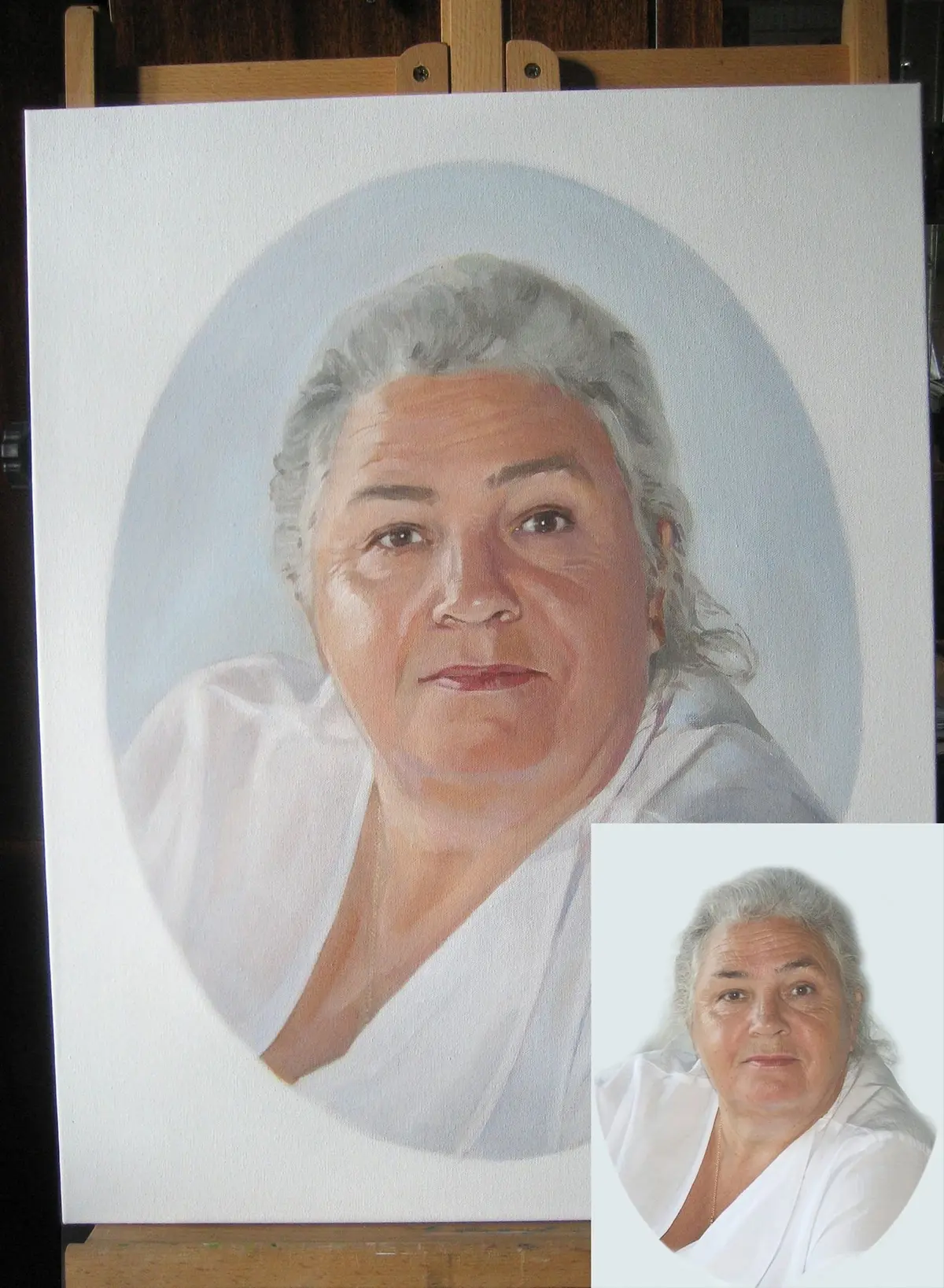 murales de pared Hacer un retrato en acuarela a partir de una foto s34635