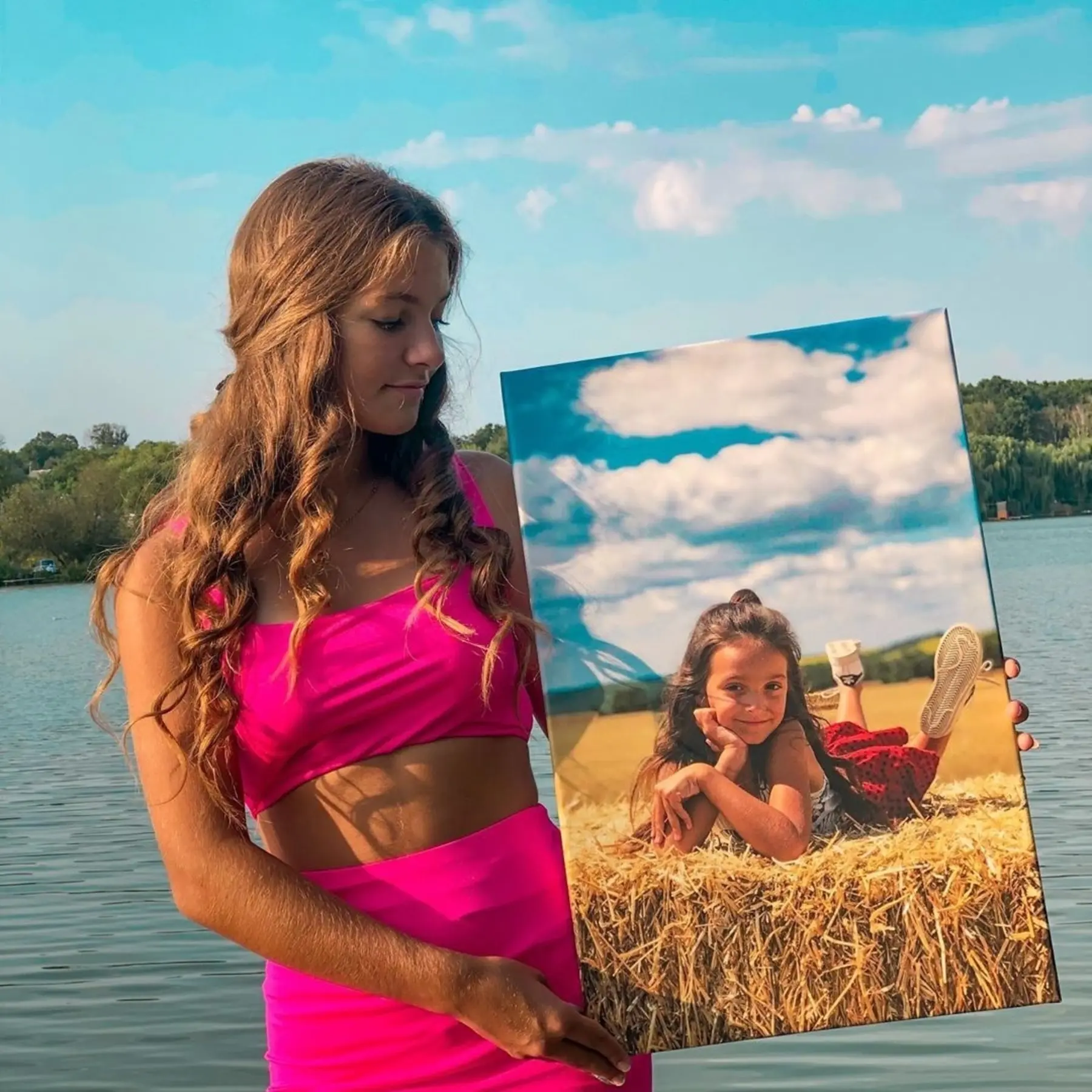 murales de pared Retrato personalizado a partir de foto s34639