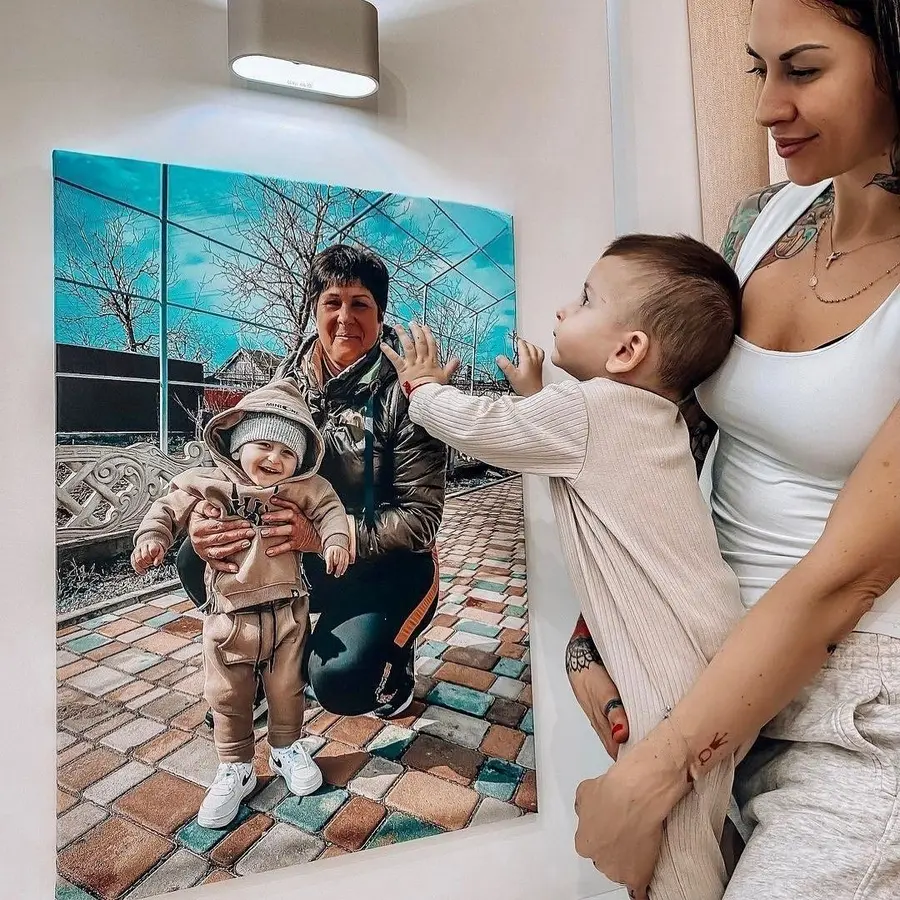 murales de pared Retrato en lienzo s34694